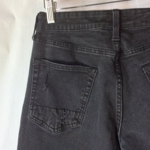 Aeropostale Athletic Skinny Jeans Black Distressed Look Size 28/30 - Picture 9 of 12